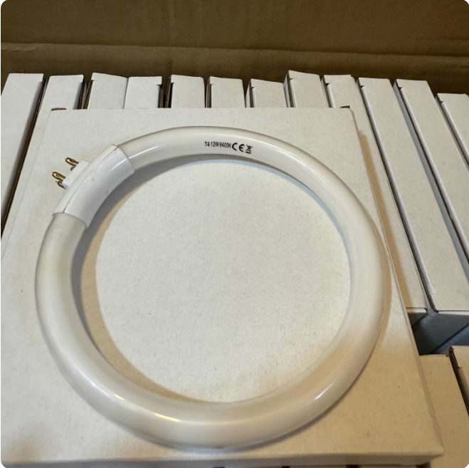 Ring Light Desk Small - 12W T4 Fluorescent Ring Lamp 120mm