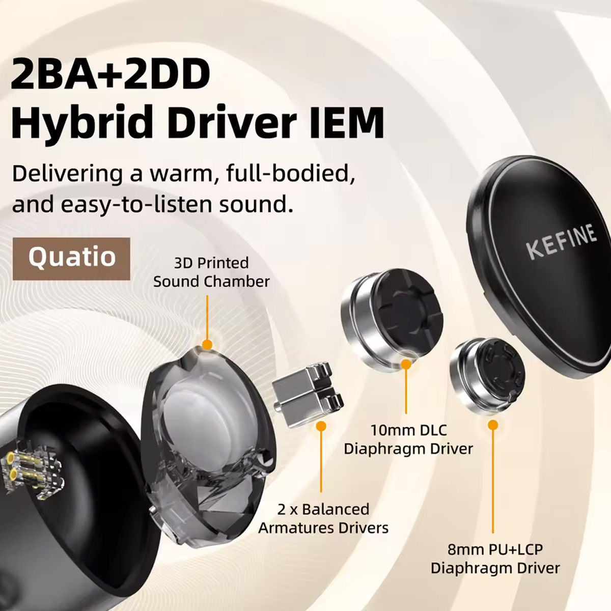KEFINE Quatio 2DD+2BA Hybrid D - Office Tech Essentials avaliação e preço