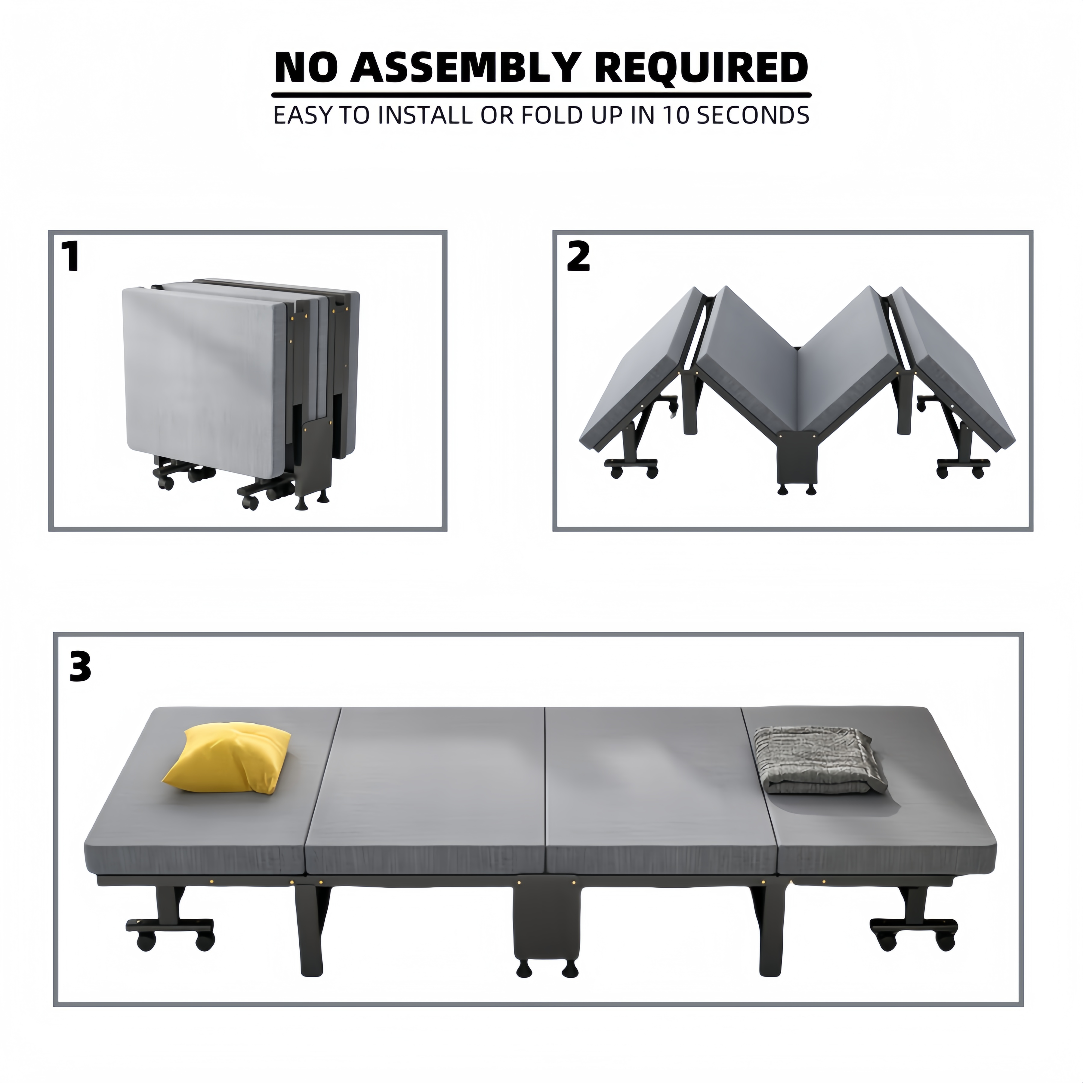 1 Dust Cover for a Folding Bed - Office Tech And Space avaliação e preço