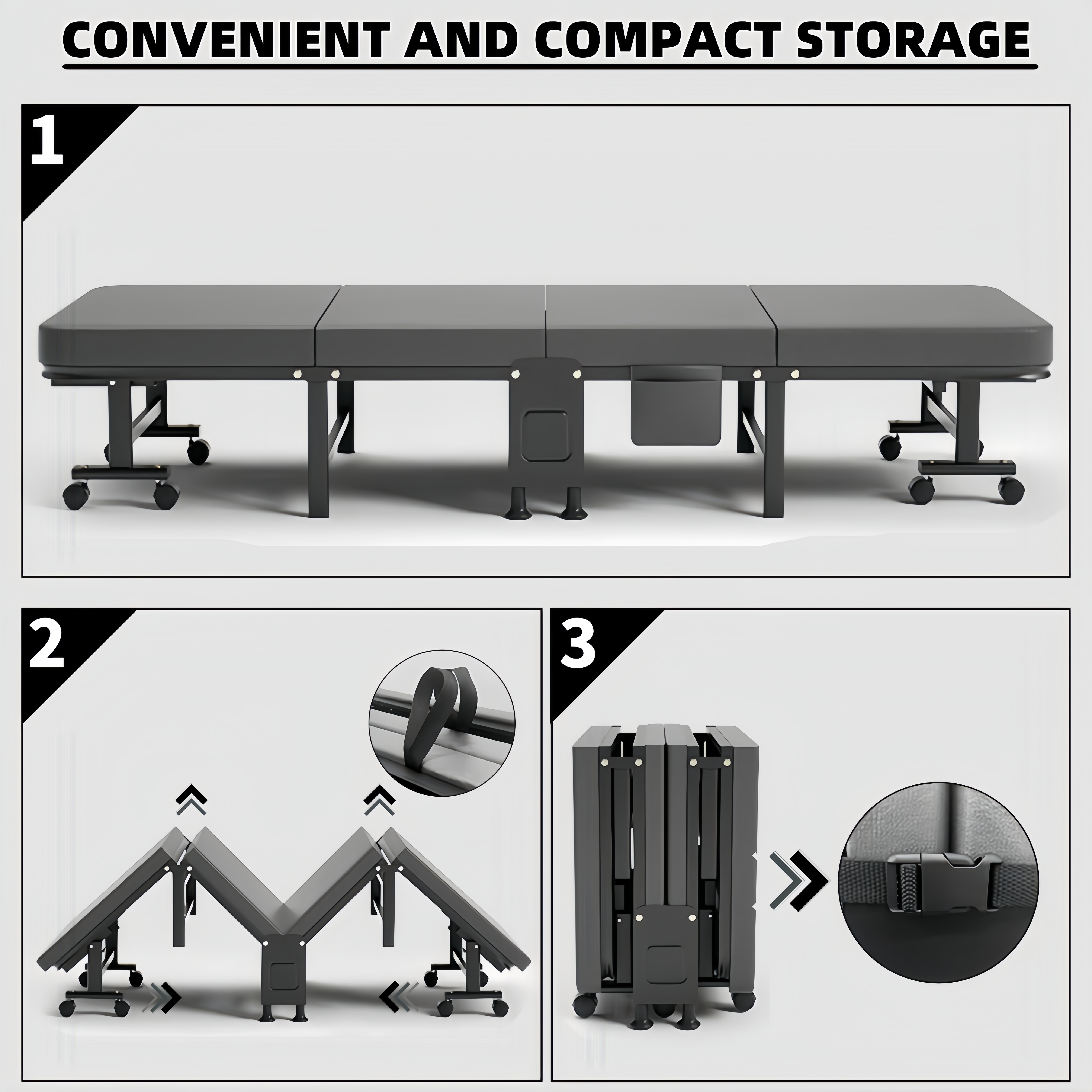1 Dust Cover for a Folding Bed - Office Tech And Space avaliação e preço